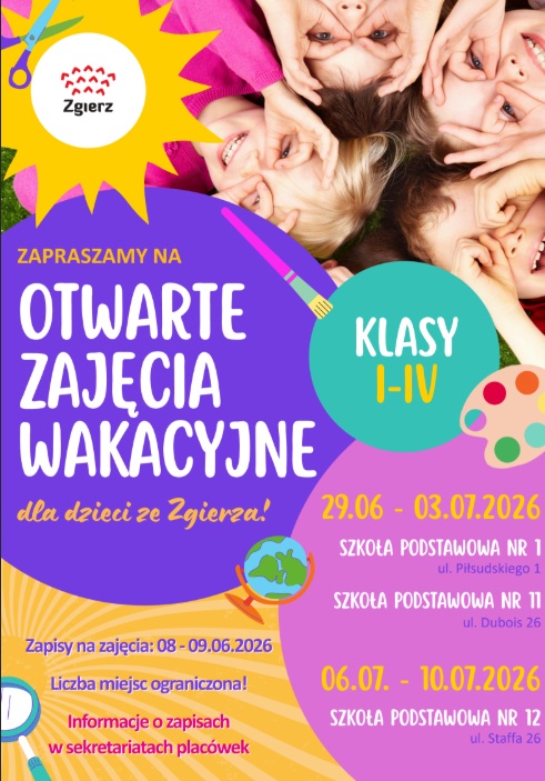 Zdjęcie do Otwarte Zajęcia Wakacyjne